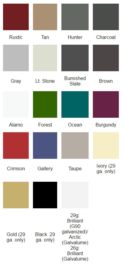 metal colors